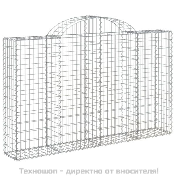 Габионни кошници арка 5 бр 200x30x120/140см поцинковано желязо