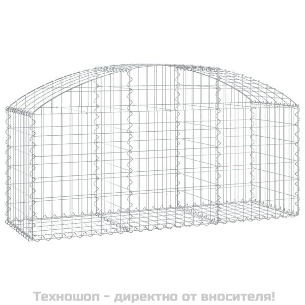 Дъговидна габионна кошница 150x50x60/80 см поцинковано желязо