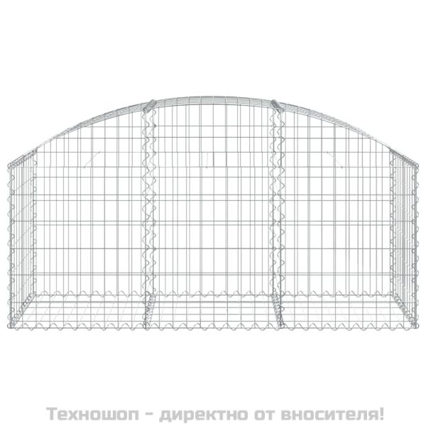 Дъговидна габионна кошница 150x50x60/80 см поцинковано желязо