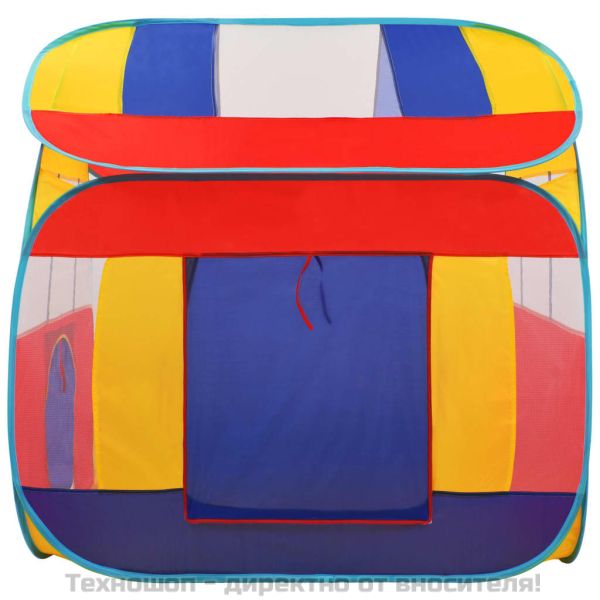 Палатка за игра с 550 топки 123x120x126 см
