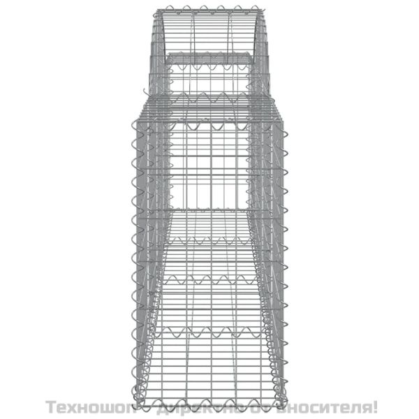 Габионни кошници арка 8 бр 200x30x60/80 см поцинковано желязо
