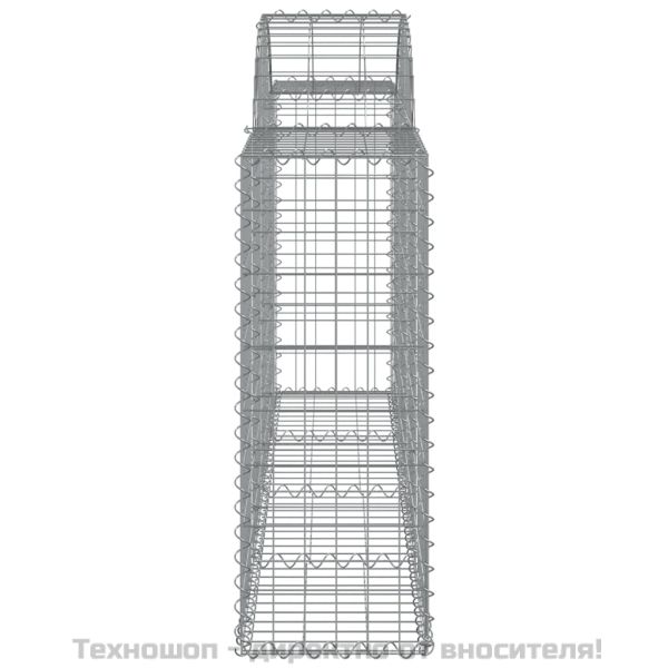 Габионни кошници арка 25 бр 200x30x80/100 см поцинковано желязо