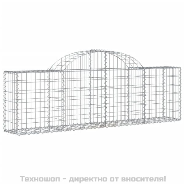Габионни кошници арка 12 бр 200x30x60/80 см поцинковано желязо