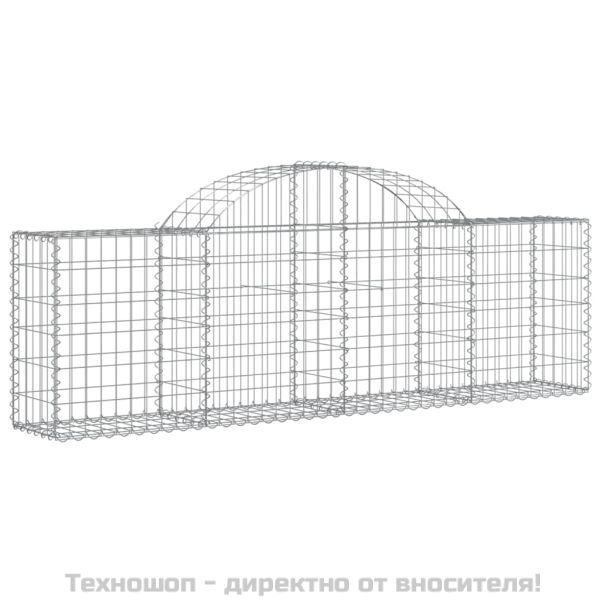 Габионни кошници арка 14 бр 200x30x60/80 см поцинковано желязо