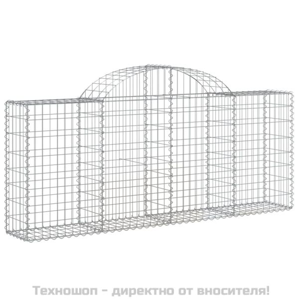 Габионни кошници арка 13 бр 200x30x80/100 см поцинковано желязо