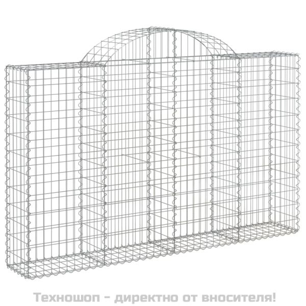 Габионни кошници арка 11 бр 200x30x120/140см поцинковано желязо