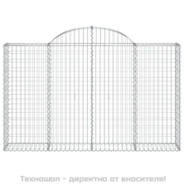 Габионни кошници арка 11 бр 200x30x120/140см поцинковано желязо