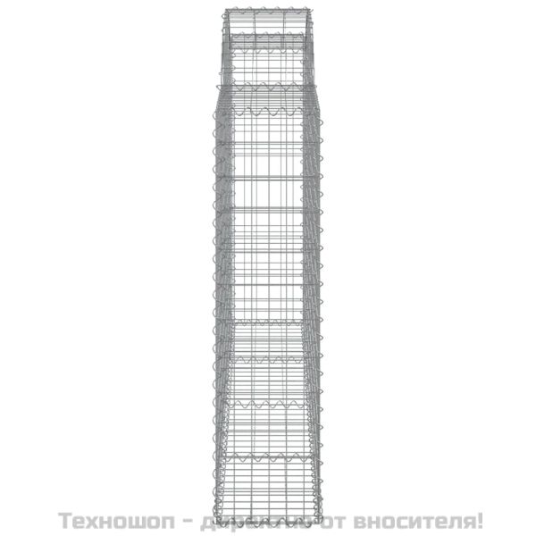Габионни кошници арка 11 бр 200x30x120/140см поцинковано желязо