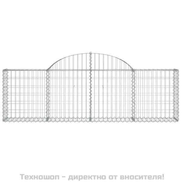 Габионни кошници арка 18 бр 200x30x60/80 см поцинковано желязо