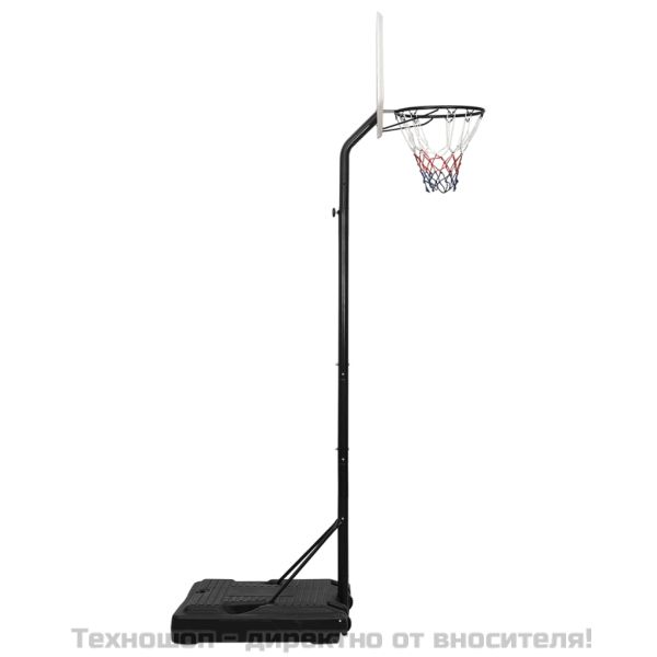 Баскетболна стойка, бяла, 282-352 см, полиетилен