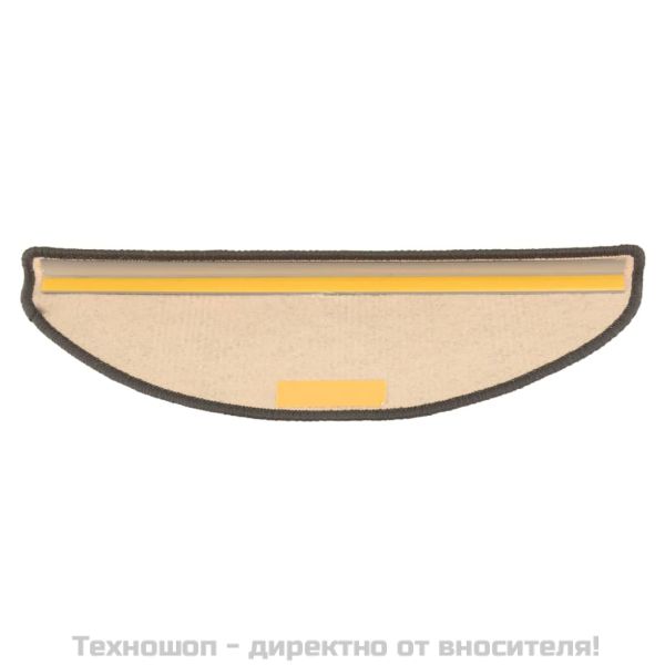 Изтривалки за стълби, 15 бр., 65x21x4 см, бежово-сиви, полукръгли, големи