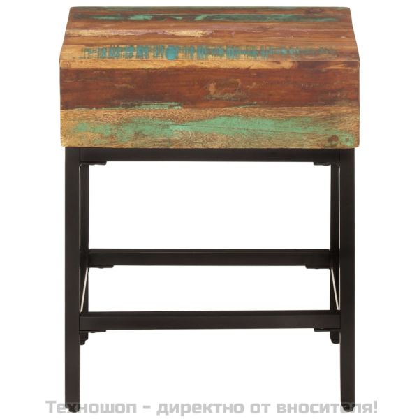 Помощна маса, 40x30x51 см, регенерирано дърво масив