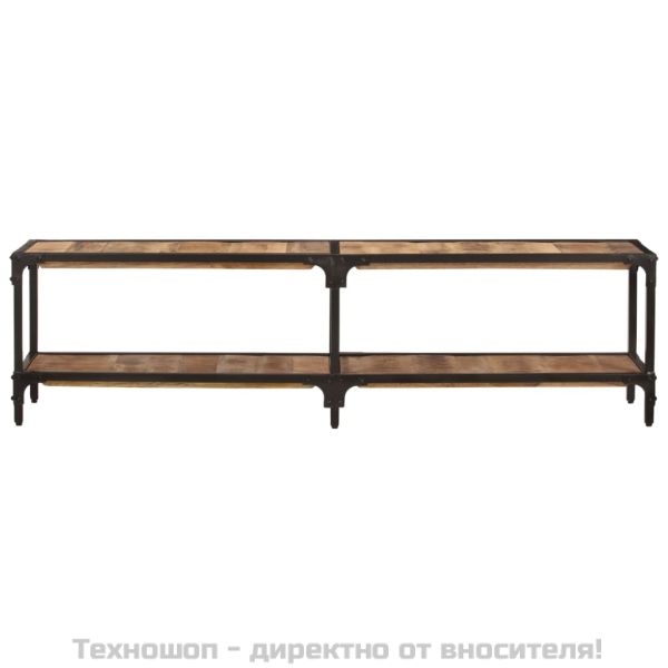 ТВ шкаф, 150x30x41 см, масивно мангово дърво