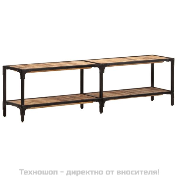 ТВ шкаф, 150x30x41 см, масивно мангово дърво