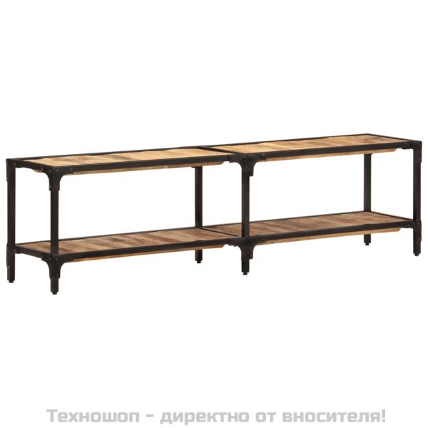 ТВ шкаф, 150x30x41 см, масивно мангово дърво