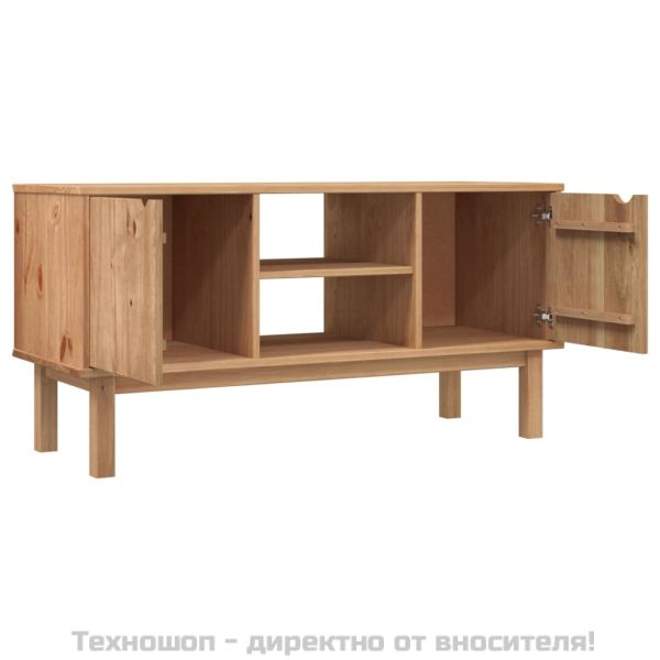 ТВ шкаф OTTA, 113,5x43x57 см, борово дърво масив