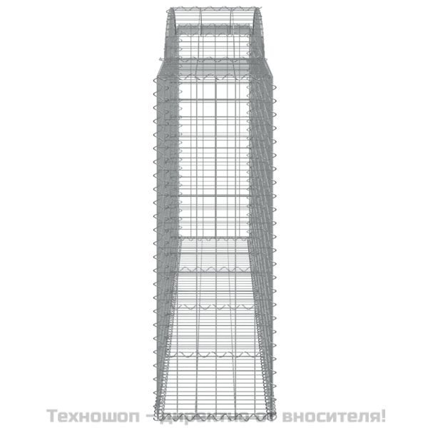 Дъговидна габионна кошница 300x50x140/160 см поцинковано желязо