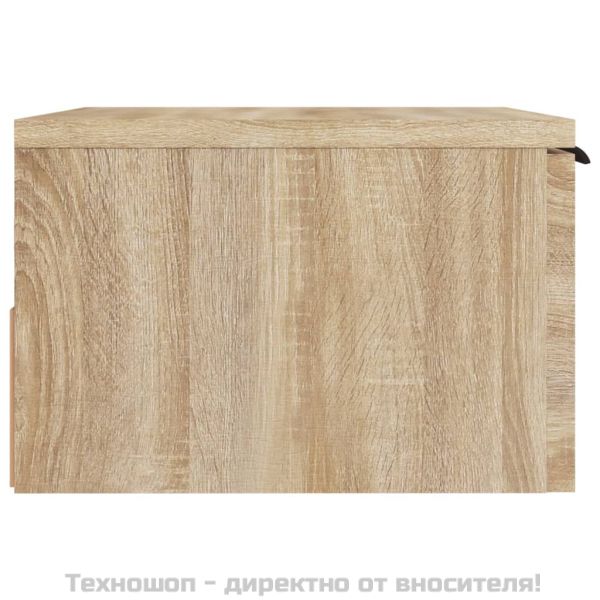 Нощно шкафче за стенен монтаж, сонома дъб, 34x30x20 см