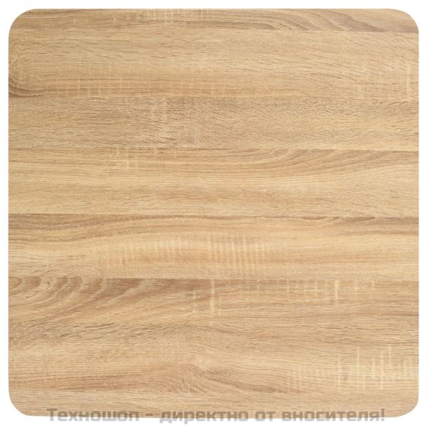 Бистро маса, светлокафява, 60x60 см, МДФ