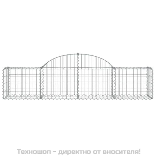 Габионни кошници арка 25 бр 200x50x40/60 см поцинковано желязо