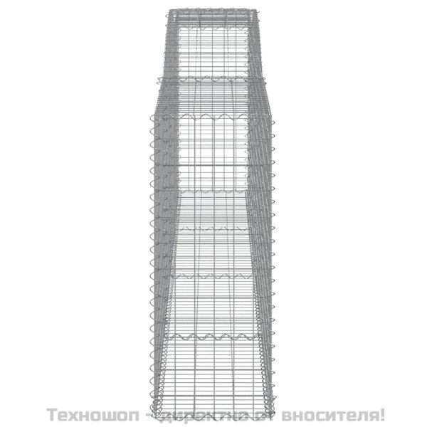 Габионни кошници арка 8 бр 400x50x120/140 см поцинковано желязо