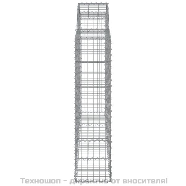 Габионни кошници арка 15 бр 200x30x120/140см поцинковано желязо