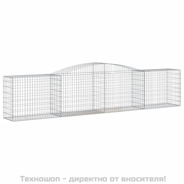 Габионни кошници арка 9 бр 400x50x80/100 см поцинковано желязо