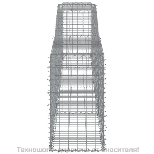 Габионни кошници арка 9 бр 400x50x80/100 см поцинковано желязо
