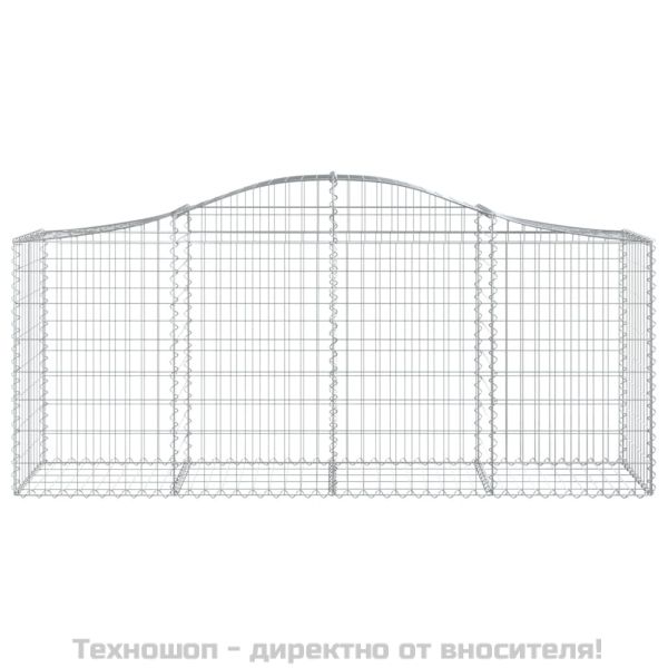 Габионни кошници арка 14 бр 200x50x80/100 см поцинковано желязо