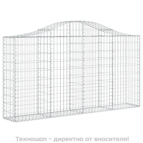 Габионни кошници арка 12 бр 200x30x100/120см поцинковано желязо