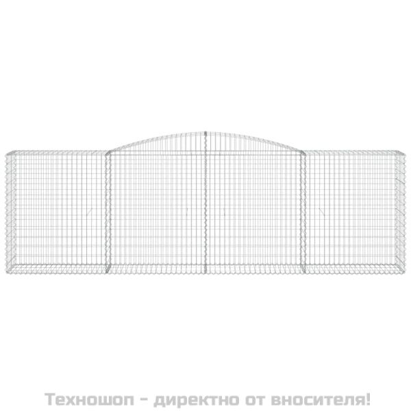 Габионни кошници арка 7 бр 400x50x120/140 см поцинковано желязо