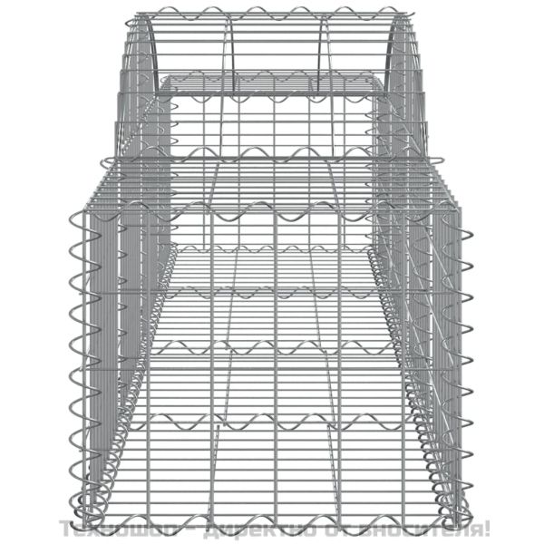Габионни кошници арка 12 бр 200x50x40/60 см поцинковано желязо