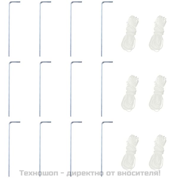 Шестоъгълна pop-up шатра със стени 3,6x3,1 м таупе 220 г/м²