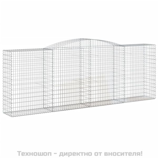 Габионни кошници арка 2 бр 400x50x140/160 см поцинковано желязо