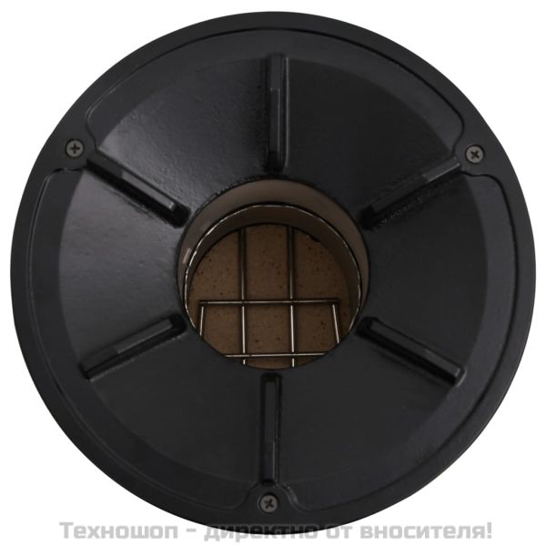 Къмпинг печка на дърва, сребриста, 45x25x26 см стомана