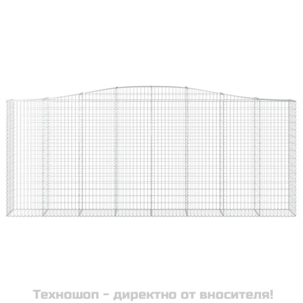 Габионни кошници арка 6 бр 400x50x160/180 см поцинковано желязо