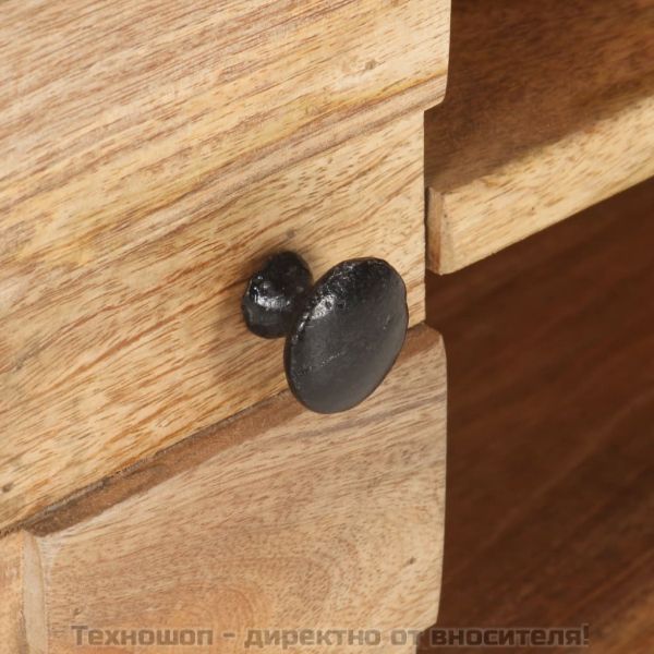 ТВ шкаф, 116x30x35 см, мангово дърво масив