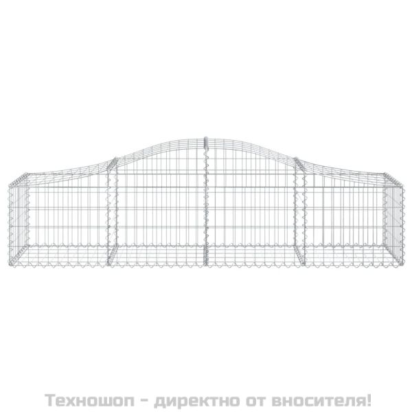 Габионни кошници арка 30 бр 200x50x40/60 см поцинковано желязо
