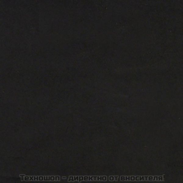 Разтегателен диван с възглавници, черен, кадифе