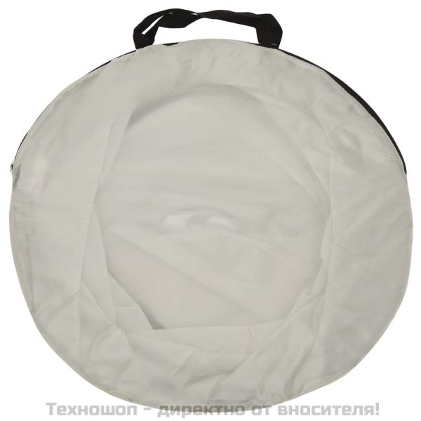 Детска палатка за игра слонче, с 250 топки, сива, 174x86x101 см