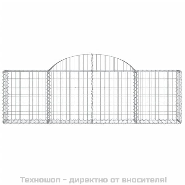 Габионни кошници арка 11 бр 200x30x60/80 см поцинковано желязо