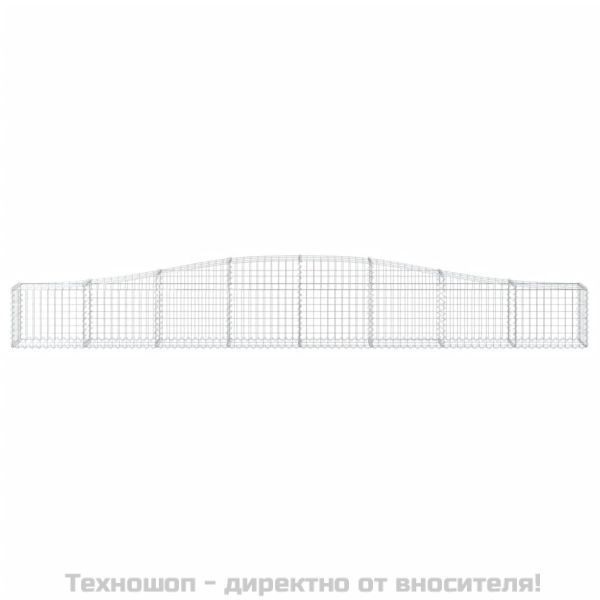 Габионни кошници арка 4 бр 400x30x40/60 см поцинковано желязо