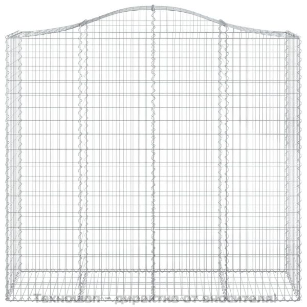 Габионни кошници арка 5 бр 200x50x180/200 см поцинковано желязо