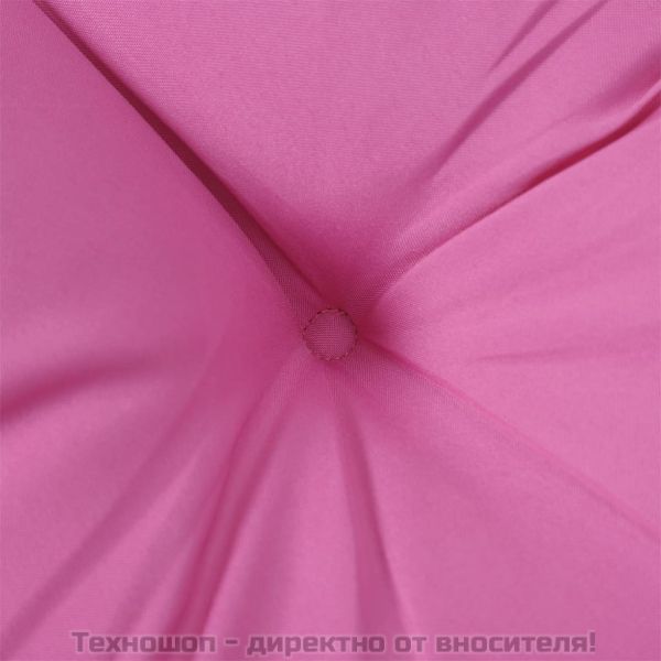 Палетна възглавница, розова, 50x40x12 см, текстил