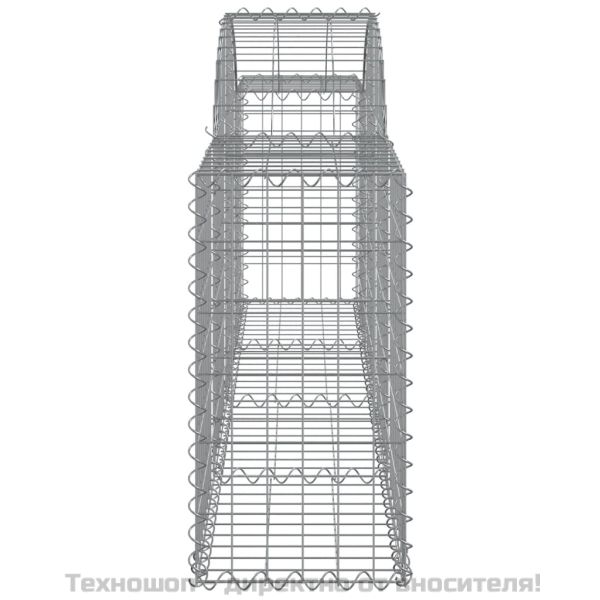 Габионни кошници арка 6 бр 200x30x60/80 см поцинковано желязо