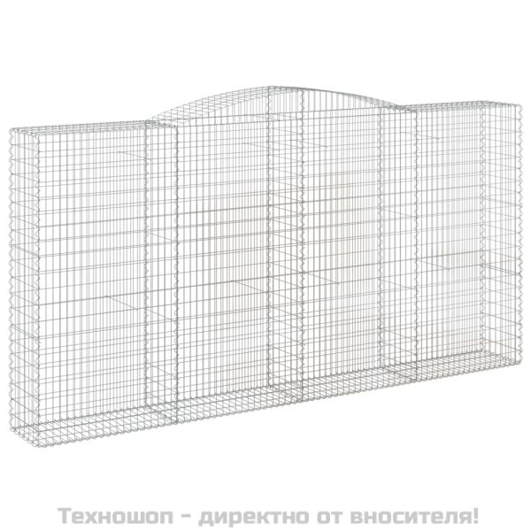 Габионни кошници арка 4 бр 400x50x200/220 см поцинковано желязо