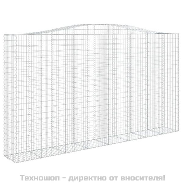 Габионни кошници арка 5 бр 400x50x220/240 см поцинковано желязо