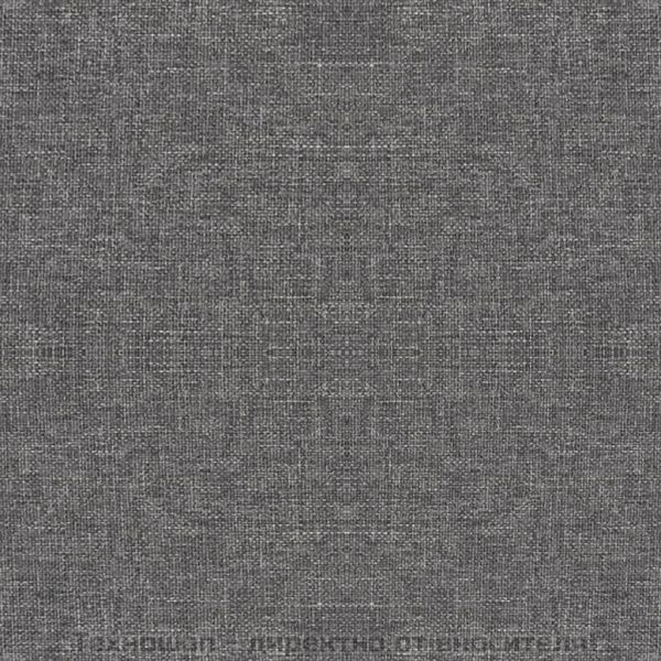 Въртящи се трапезни столове, 2 бр, светлосиви, текстил