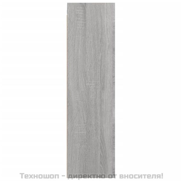 Стенен ТВ шкаф, сив сонома, 30,5x30x110 см