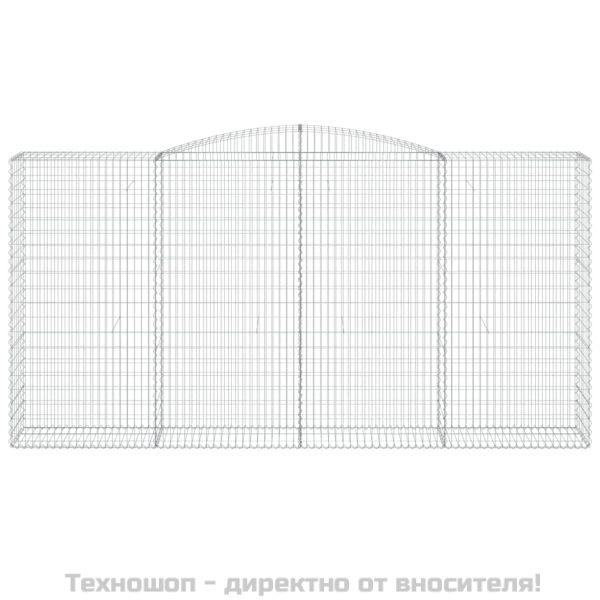 Габионни кошници арка 5 бр 400x50x200/220 см поцинковано желязо